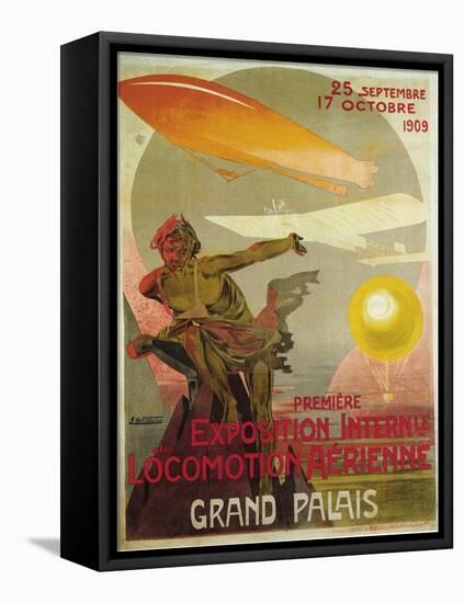 Exposition Internle De Locomotion Aerienne-Ernest Montaut-Framed Stretched Canvas