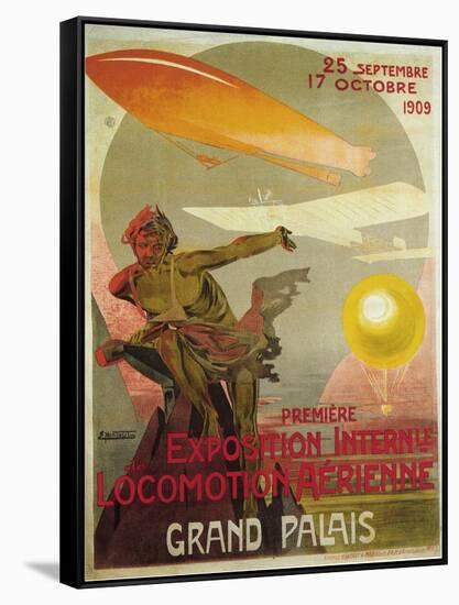 Exposition Internle De Locomotion Aerienne-Ernest Montaut-Framed Stretched Canvas