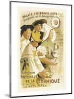 Exposition Nationale De La Ceramique - Palais Des Beaux-Arts, Champ-de-Mars, Paris-Etienne Moreau-Nelaton-Mounted Art Print