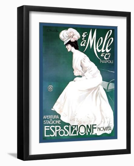 Exposition of Mele Appurtenances-Gian Emilio Malerba-Framed Art Print