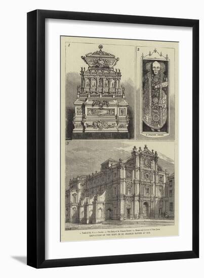 Exposition of the Body of St Francis Xavier at Goa-Henry William Brewer-Framed Giclee Print