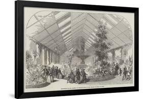 Exposition of the Society of Horticulture, in the Champs Elysees, at Paris-null-Framed Giclee Print