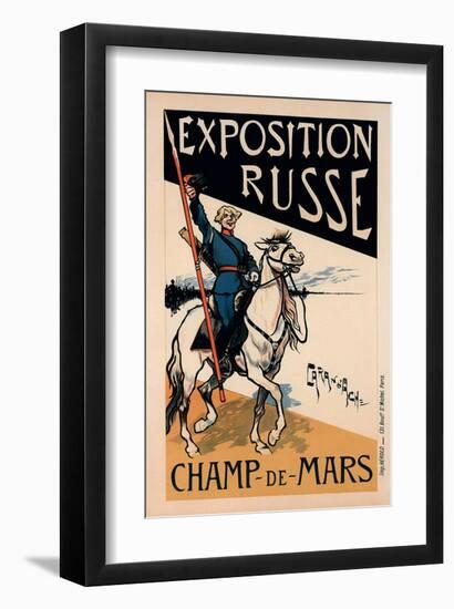 exposition Russe Champ de Mars-Caran D'Ache-Framed Art Print