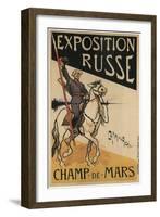 Exposition Russe Champ De Mars-Caran D'Ache-Framed Art Print