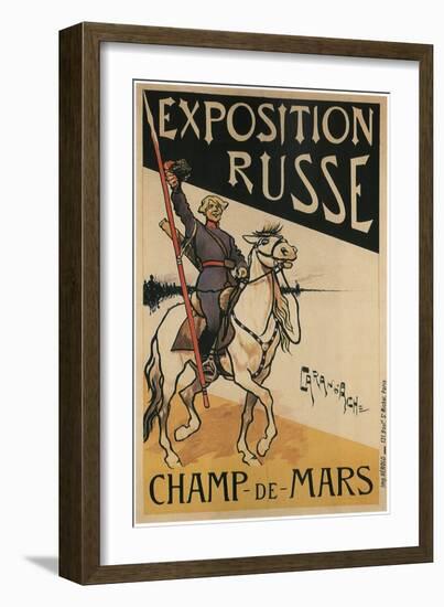 Exposition Russe Champ De Mars-Caran D'Ache-Framed Art Print