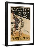 Exposition Russe Champ De Mars-Caran D'Ache-Framed Art Print