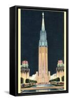 Exposition Tower, San Francisco World's Fair-null-Framed Stretched Canvas