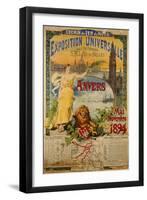 Exposition Universalle, Anvers, 1894-Gustave Fraipont-Framed Giclee Print