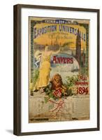 Exposition Universalle, Anvers, 1894-Gustave Fraipont-Framed Giclee Print