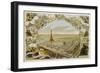 Exposition Universelle De Paris 1889 Poster-null-Framed Giclee Print