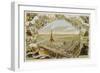 Exposition Universelle De Paris 1889 Poster-null-Framed Giclee Print