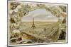 Exposition Universelle De Paris 1889 Poster-null-Mounted Giclee Print