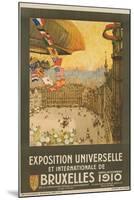 Exposition Universelle Et Internationale De Bruxelles Poster-Henri Cassiers-Mounted Giclee Print