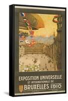 Exposition Universelle Et Internationale De Bruxelles Poster-Henri Cassiers-Framed Stretched Canvas