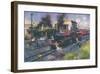 Express Engines-Terence Cuneo-Framed Premium Giclee Print