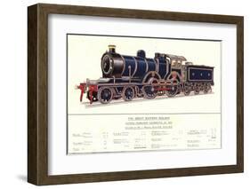 Express Passenger Locomotive, No.1853, Great Eastern Railway-null-Framed Art Print