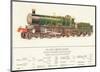 Express Passenger Locomotive, No.190, Great Western Railway-null-Mounted Art Print