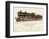 Express Passenger Locomotive, No.38, London, Brighton and South Coast Railway-null-Framed Art Print