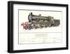 Express Passenger Locomotive, No.730, North Eastern Railway-null-Framed Art Print