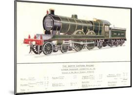 Express Passenger Locomotive, No.730, North Eastern Railway-null-Mounted Art Print