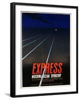 Express Polish Poster-null-Framed Giclee Print