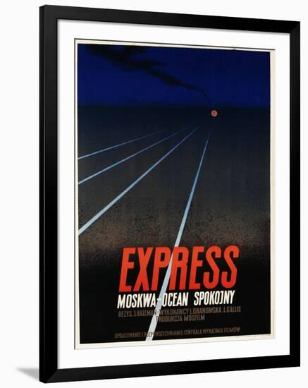 Express Polish Poster-null-Framed Giclee Print