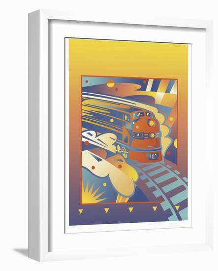 Express-David Chestnutt-Framed Giclee Print