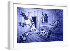 Expression Through Drawing, 2015-Matt Bannister-Framed Giclee Print