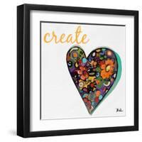 Expressive Heart I-Patricia Pinto-Framed Art Print