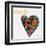 Expressive Heart I-Patricia Pinto-Framed Art Print