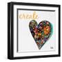 Expressive Heart I-Patricia Pinto-Framed Art Print