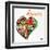 Expressive Heart II-Patricia Pinto-Framed Art Print