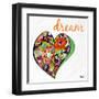 Expressive Heart II-Patricia Pinto-Framed Art Print