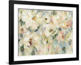 Expressive Pale Floral Crop-Silvia Vassileva-Framed Art Print