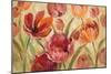 Expressive Tulips Neutral-Silvia Vassileva-Mounted Premium Giclee Print