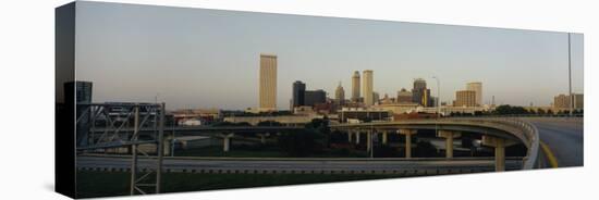 Expressway in a City, Tulsa, Oklahoma, USA-null-Stretched Canvas