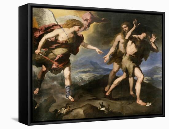 Expulsion from Paradise, Second Half of 17th Century-Luca Giordano-Framed Stretched Canvas