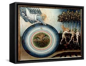 Expulsion from Paradise-Giovanni di Paolo-Framed Stretched Canvas