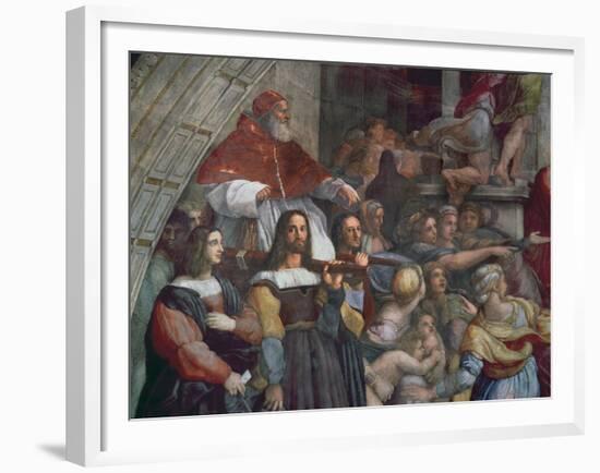 Expulsion of Heliodorus from the Temple-Raphael-Framed Giclee Print