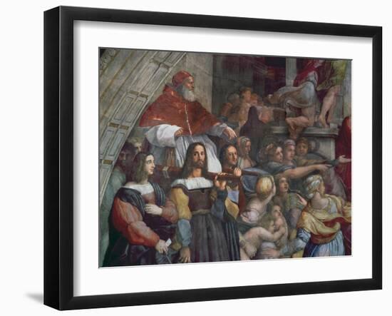 Expulsion of Heliodorus from the Temple-Raphael-Framed Giclee Print