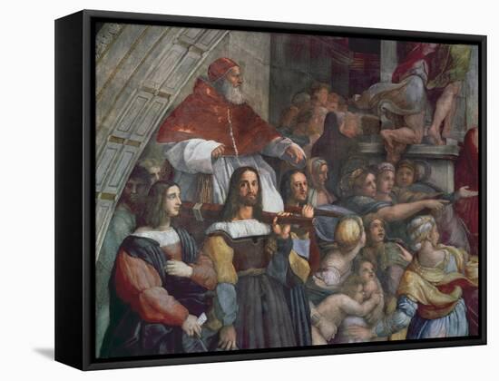 Expulsion of Heliodorus from the Temple-Raphael-Framed Stretched Canvas