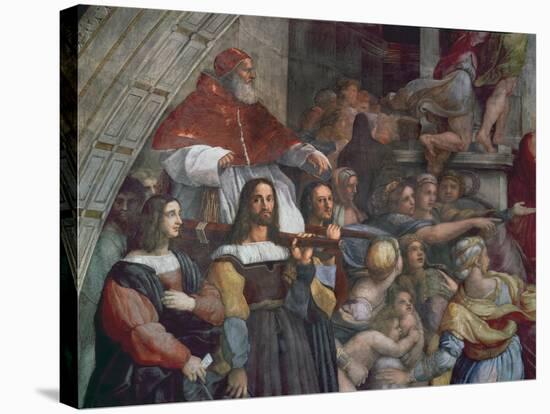 Expulsion of Heliodorus from the Temple-Raphael-Stretched Canvas