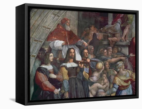 Expulsion of Heliodorus from the Temple-Raphael-Framed Stretched Canvas