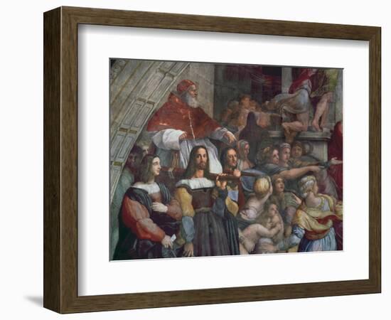 Expulsion of Heliodorus from the Temple-Raphael-Framed Giclee Print