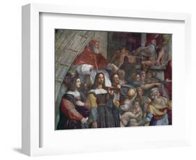 Expulsion of Heliodorus from the Temple-Raphael-Framed Giclee Print