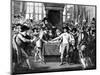 Expulsion of Members by Cromwell, 1653-Benjamin West-Mounted Giclee Print