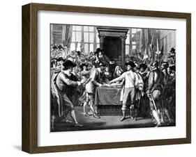 Expulsion of Members by Cromwell, 1653-Benjamin West-Framed Giclee Print