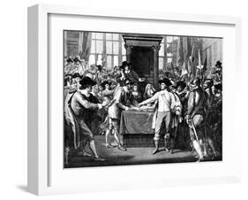 Expulsion of Members by Cromwell, 1653-Benjamin West-Framed Giclee Print