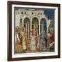 Expulsion of Merchants from Temple, Detail from Life and Passion of Christ, 1303-1305-Giotto di Bondone-Framed Giclee Print