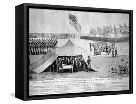 Expulsion of Mormons from Missouri-null-Framed Stretched Canvas